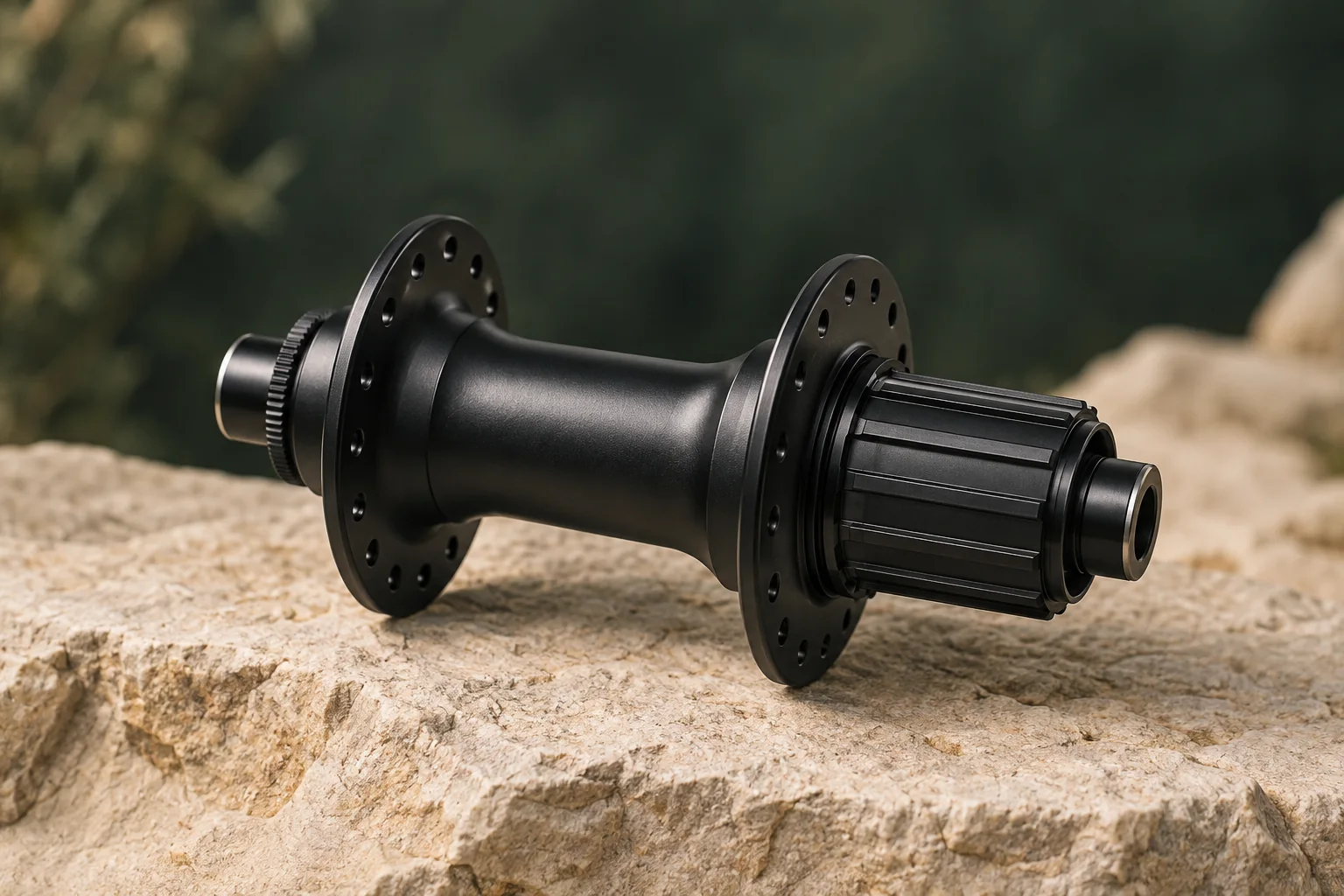 Precision hub component for partner wheel systems